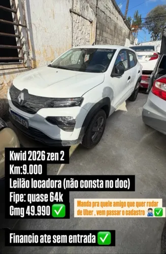 Renault Kwid Zen 1.0 Flex 12V 5P Mec. 2026