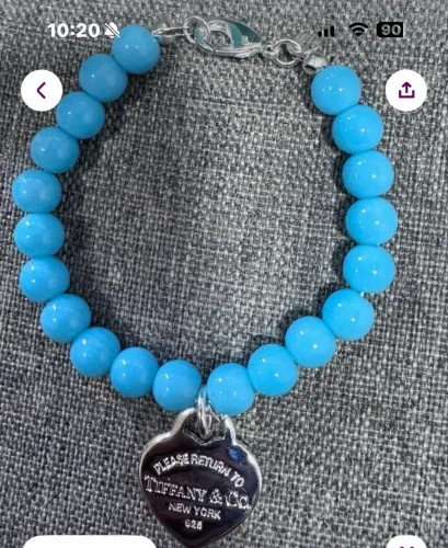 Pulseira prata com pedra amazonita natural 