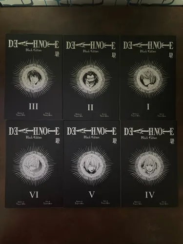 Mangá death note black edition completo