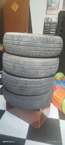 4 pneus aro 15 (quebra galho)