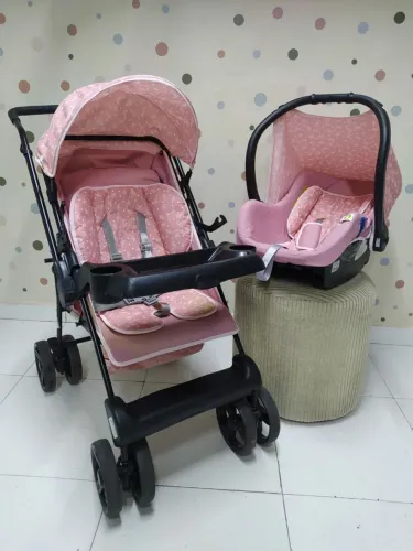 Carrinho de Bebê + Bebê Conforto | Tutti Baby Solare