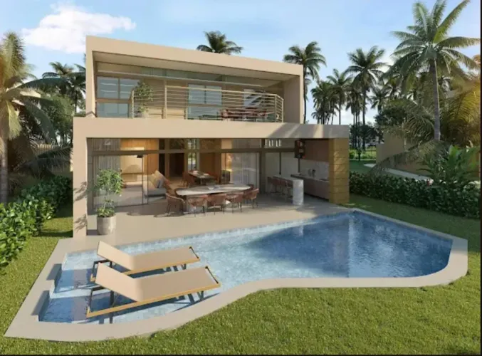 Pé na areia na Praia dos Carneiros Exclusividade, casa com 04 quartos, 03 vagas, piscina