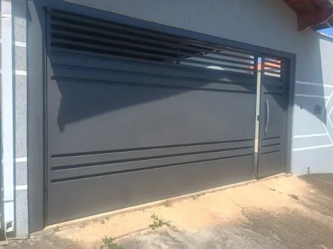 Portão basculante automatico