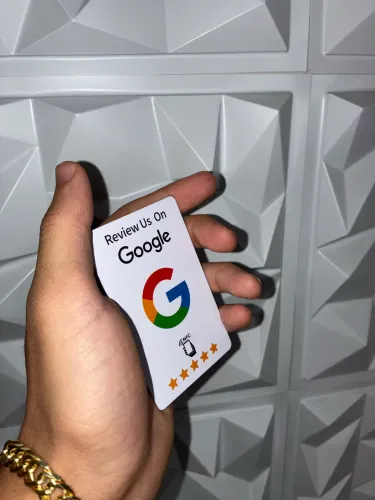 Cartões de avaliação Google