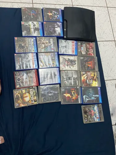 Vendo ps 3 mais 21 jogos