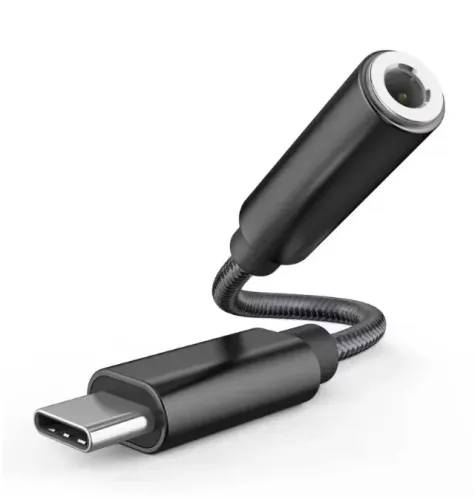 Adaptador USB-C para P2 3,5 mm (Áudio) - Novo