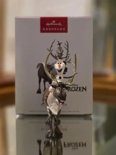Miniatura Ornamento Olaf e Sven - Frozen