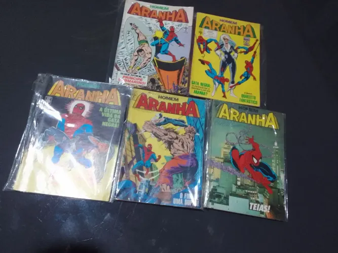 5 homem aranha editora Abril n 23 33 60 61 e 62 estado bom