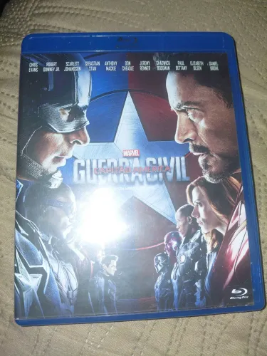 Capitão América: Guerra Civil - Blu-ray Original - Mídia Física