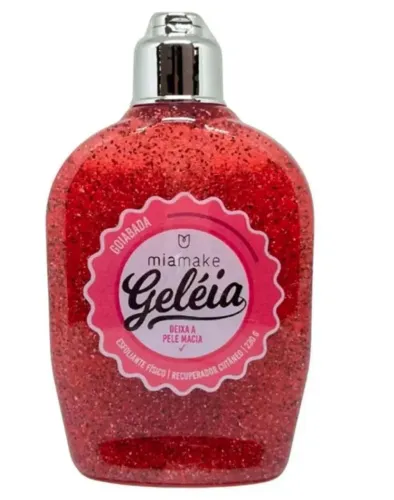 Geleia Esfoliante Goiaba Mia Make cuidados com o corpo,pele,banho,beleza