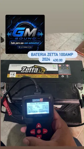 Bateria Zetta 100 amp