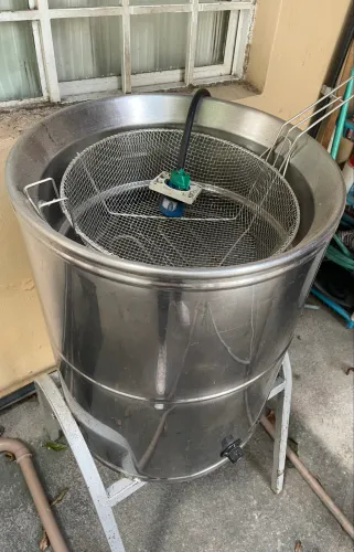 Fritadeira elétrica água e óleo 38L