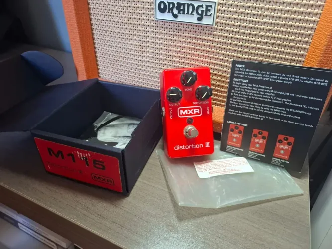 Pedal MXR Distortion iii Dunlop M115 - Semi Novo