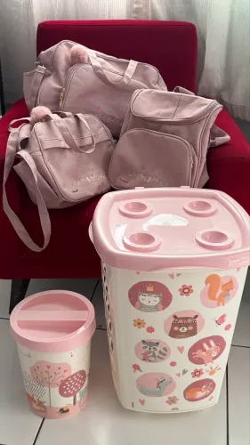 UTILIDADES PARA BEBÊ (menina) TUDO NOVO
