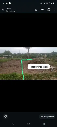 Vendo terreno 5x15