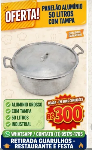 Panela grande para restaurante ou festas