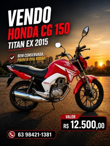 Titan 2015 semi nova