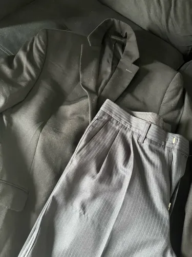 Blazer Calvin Klein e calça
