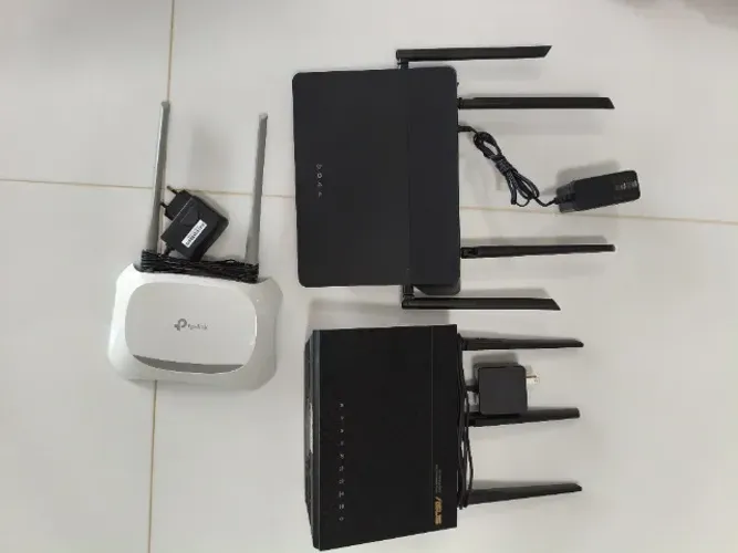 Lote Roteadores: ASUS AC1900 + D-Link DIR-878 + TP-Link (Com Defeito e Funcionando) 