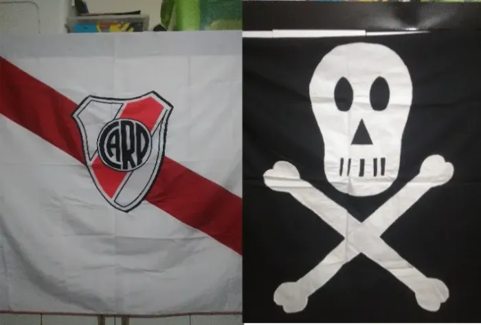 Bandeira Pirata ou Time River Plate (Leia todo o anúncio)