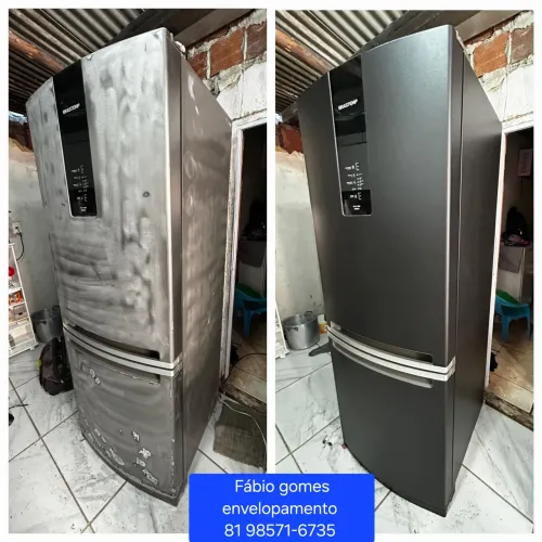 Envelopamento de qualidade para geladeira duplex
