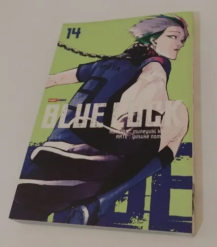MANGÁ BLUE LOCK - VOLUME 14 - USADO E EM OTIMO ESTADO