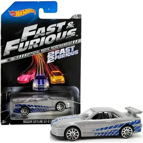 HOT WHEELS - NISSAN SKYLINE GT-R (R34) - Y2131 - 2014 - FAST AND FURIOUS