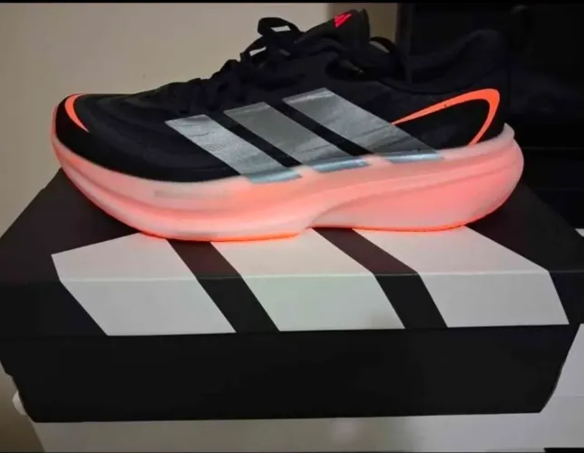Adidas Supernova Glide (preto+laranja) 40