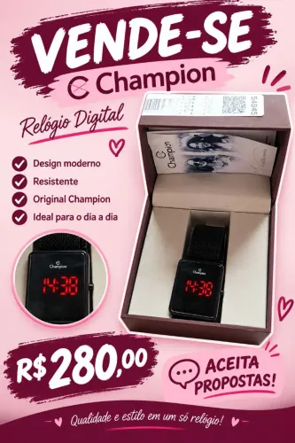 Vendo Relógio Champion Feminino