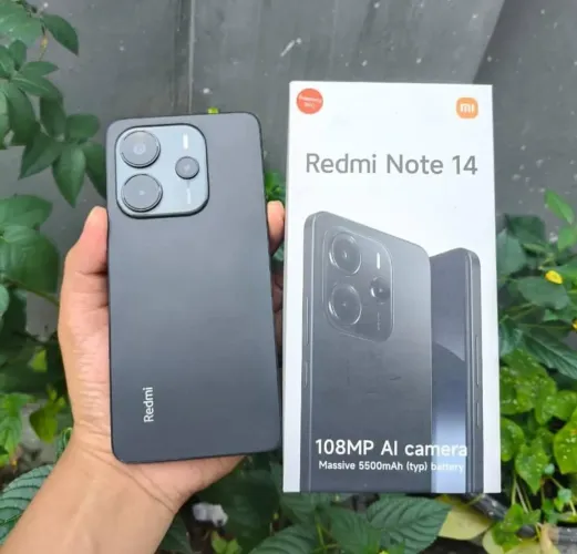 Redmi Note 14 256gb Biometria na Tela Aceito Cartão!