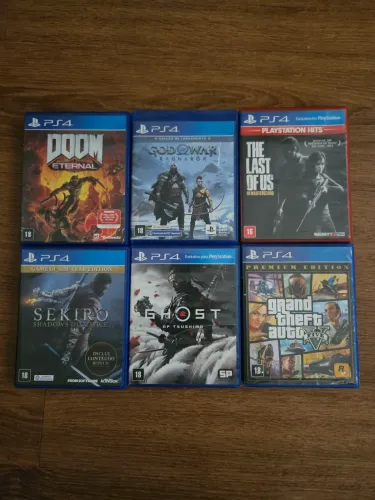 Jogos PS4/PS5 - Mídia Física Original
