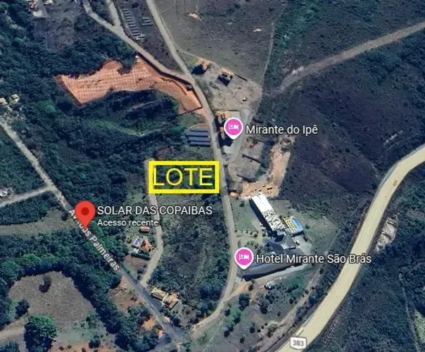 Lote de 1.200 m² no Solar das Copaibas I, São Brás do Suaçui, BH