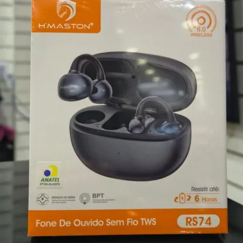 Fone bluetooth com condução óssea ótima qualidade de som e conforto