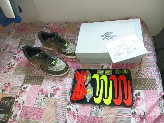 Tênis Nike Air Force 1 Low Animal Pack - TAM43 - Original RARO usado uma só vez