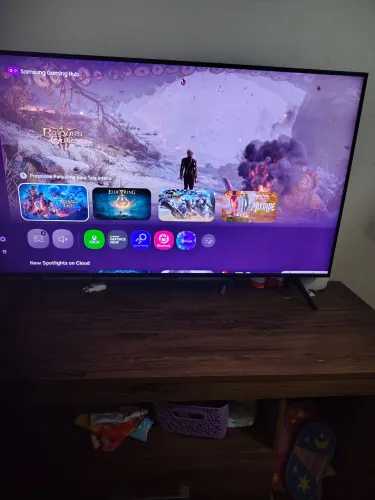 Televisão Samsung Android 43 polegadas com Vídeo game X-Box embutido