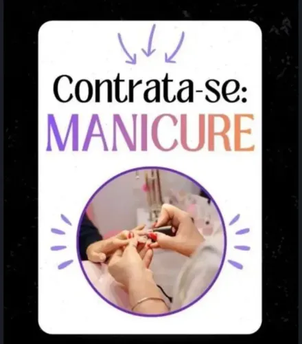 Contrata-se manicure