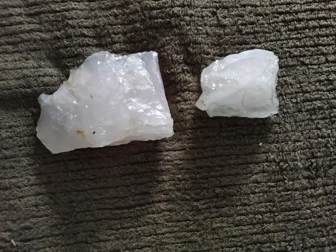 Par de cristais de quartzo