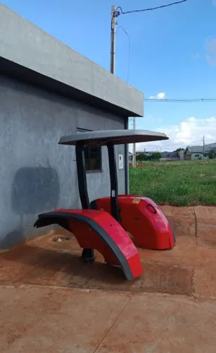 Conjunto de paralamas e capota para tratores massey Ferguson