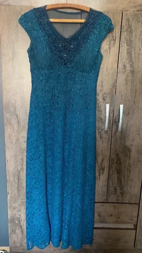Vestido de festa rendado