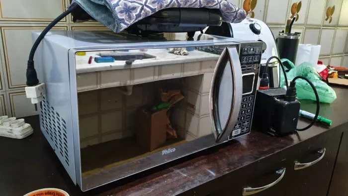 Microondas Philco espelhado - em perfeito funcionamento - micro ondas