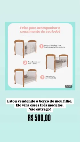 Berço 3 formas