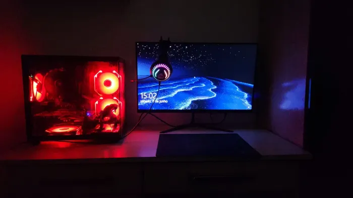 PC Gamer Completo RX 580 8GB | SSD | RGB | Excelente Custo-Benefício