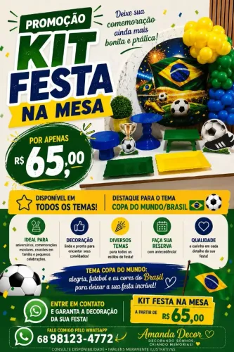 Promoção festa na mesa
