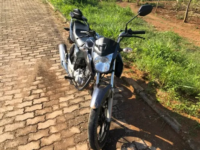 Honda CG Fan 160 Flex 2024 Cinza Metálico 