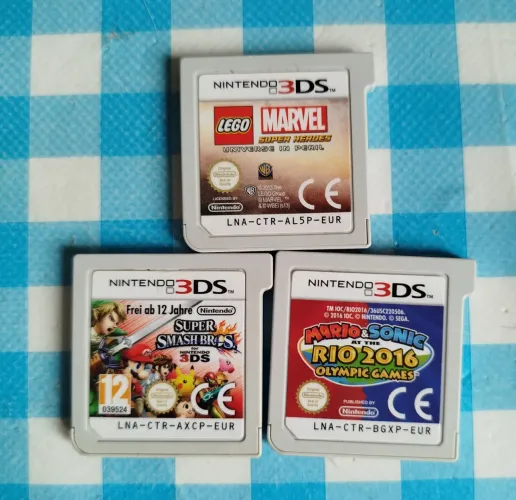 Lote Jogos Nintendo 3ds europeu