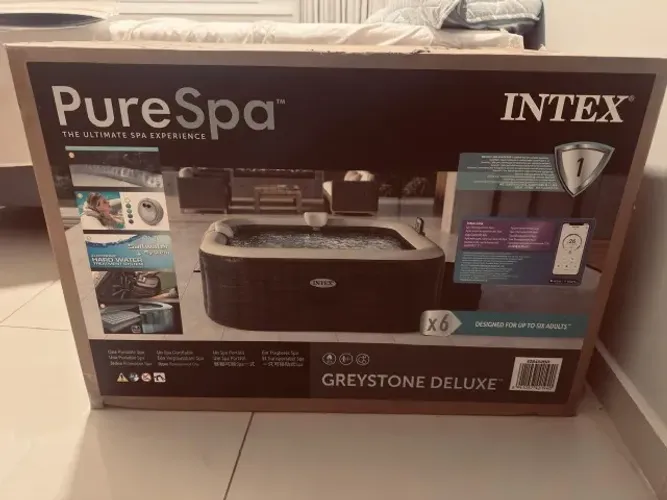 Spa Intex PureSpa Greystone Deluxe 6 Pessoas 1098L 220V