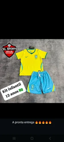 Kit Infantil Brasil (Camisa criança)