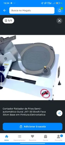 Máquina de cortar frios jxt-30 gural 