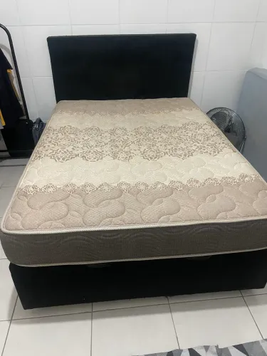 Cama Box casal Baú + cabeceira