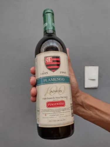 Vinho lacrado 100 anos Flamengo 1885 1995